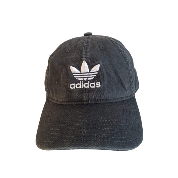 adidas Other - Adidas Black Embroidered Original Logo Adjustable Men's Baseball Cap Hat